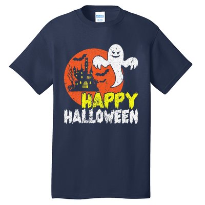 Happy Halloween Spooky Ghost Tall T-Shirt