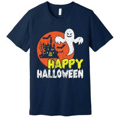 Happy Halloween Spooky Ghost Premium T-Shirt