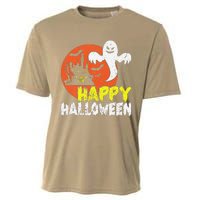 Happy Halloween Spooky Ghost Cooling Performance Crew T-Shirt