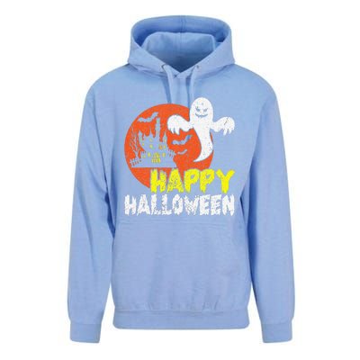 Happy Halloween Spooky Ghost Unisex Surf Hoodie