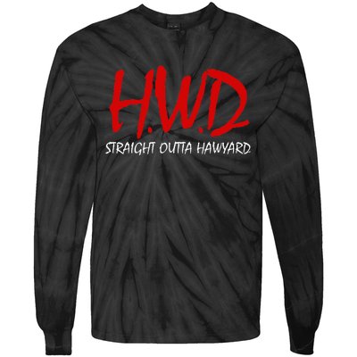 Hayward HWD Straight Outta Hayward Hayward Tie-Dye Long Sleeve Shirt