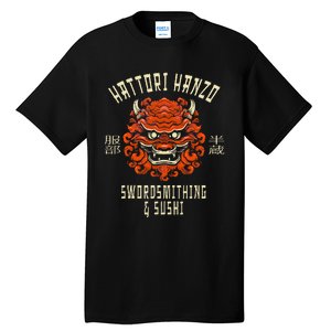 Hattori Hanzo Sword And Sushi Tall T-Shirt