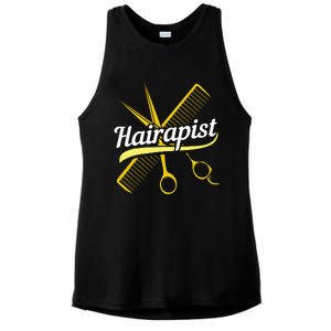 Hairdresser Hairstylist Salon Barber Hairapist Ladies PosiCharge Tri-Blend Wicking Tank