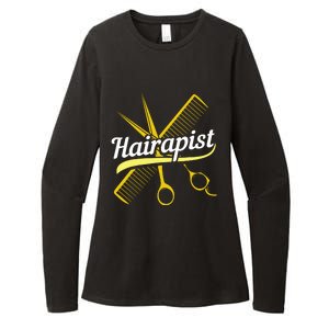 Hairdresser Hairstylist Salon Barber Hairapist Womens CVC Long Sleeve Shirt