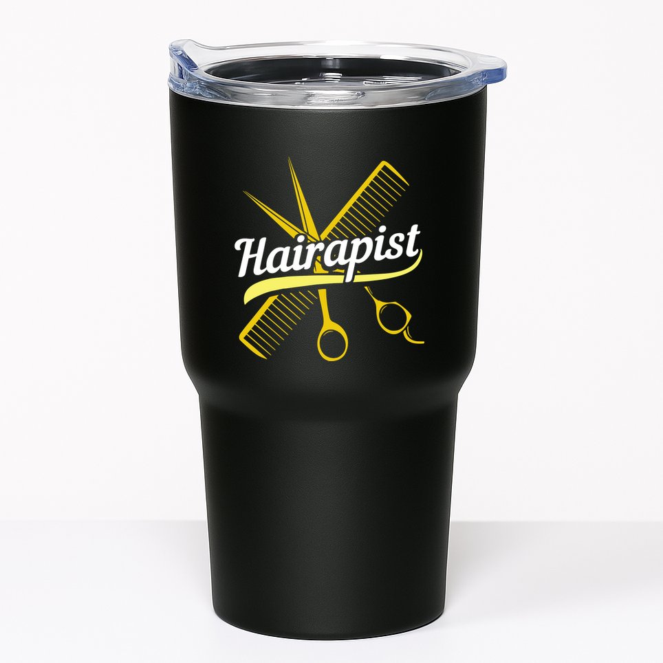 Hairdresser Hairstylist Salon Barber Hairapist Tumbler