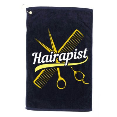 Hairdresser Hairstylist Salon Barber Hairapist Platinum Collection Golf Towel