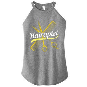 Hairdresser Hairstylist Salon Barber Hairapist Women's Perfect Tri Rocker Tank