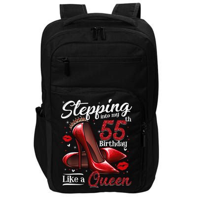 High Heels Stepping Into My 55th Birthday 55 and Fabulous Impact Tech Backpack