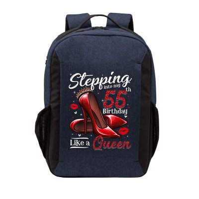 High Heels Stepping Into My 55th Birthday 55 and Fabulous Vector Backpack