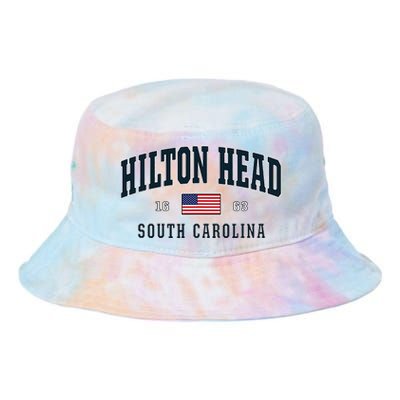 Hilton Head Sc South Carolina Usa Flag Patriotic Tie Dye Newport Bucket Hat