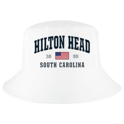 Hilton Head Sc South Carolina Usa Flag Patriotic Cool Comfort Performance Bucket Hat