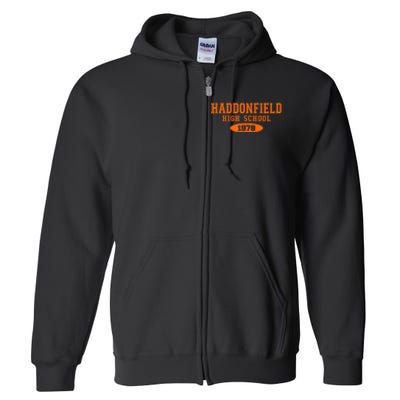 Haddonfield High School Full Zip Hoodie