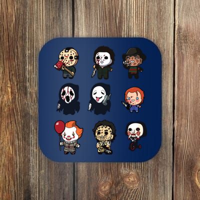 Halloween Horror Shirt Funny Halloween Gift Coaster