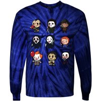 Halloween Horror Shirt Funny Halloween Gift Tie-Dye Long Sleeve Shirt