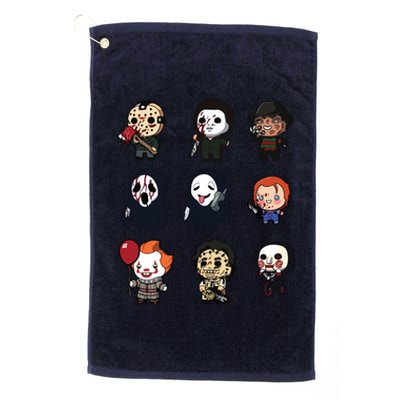 Halloween Horror Shirt Funny Halloween Gift Platinum Collection Golf Towel