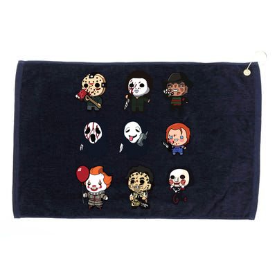 Halloween Horror Shirt Funny Halloween Gift Grommeted Golf Towel