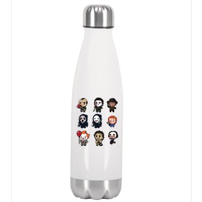 Halloween Horror Shirt Funny Halloween Gift Stainless Steel Insulated Water Bottle