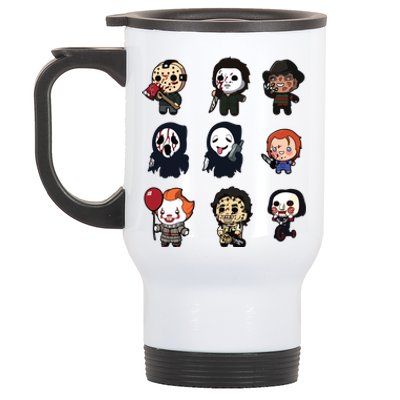 Halloween Horror Shirt Funny Halloween Gift Stainless Steel Travel Mug