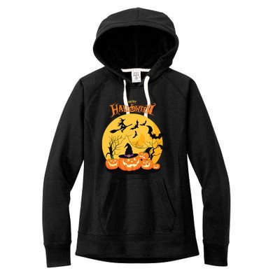 Happy Halloween Spooky Season Women's Fleece Hoodie