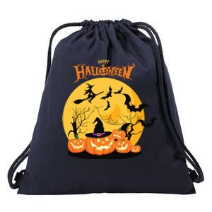 Happy Halloween Spooky Season Drawstring Bag