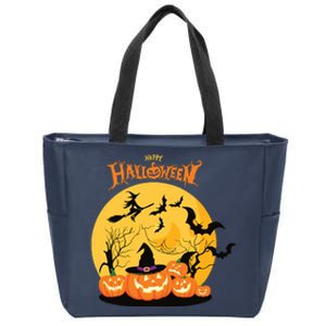 Happy Halloween Spooky Season Zip Tote Bag