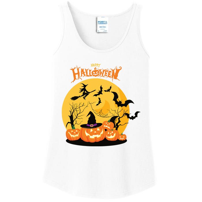 Happy Halloween Spooky Season Ladies Essential Tank