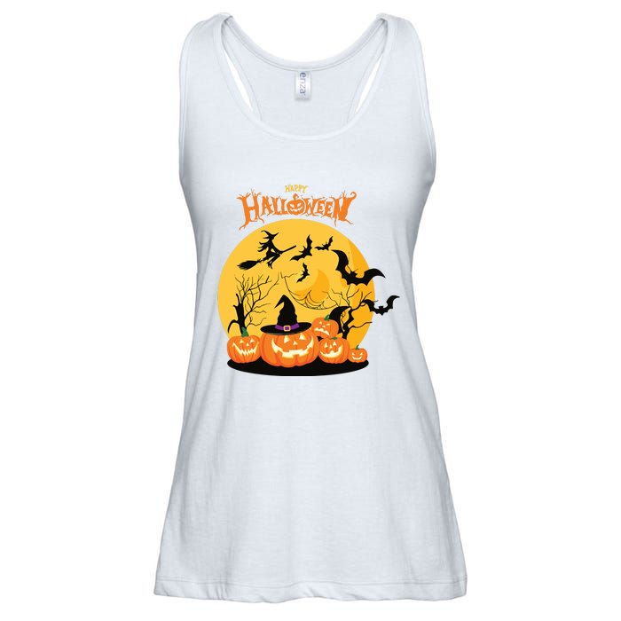 Happy Halloween Spooky Season Ladies Essential Flowy Tank