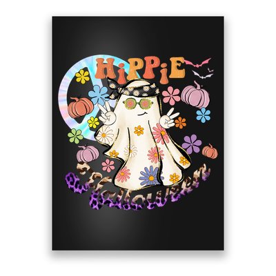 Hippie Halloween Spooky Floral Graphic Best Funny Halloween Shirts Poster