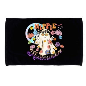 Hippie Halloween Spooky Floral Graphic Best Funny Halloween Shirts Microfiber Hand Towel