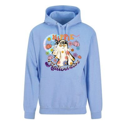 Hippie Halloween Spooky Floral Graphic Best Funny Halloween Shirts Unisex Surf Hoodie