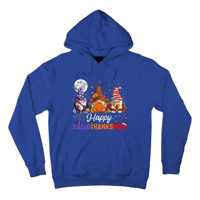 Happy Hallothanksmas Sloth Xmas Thanksgiving Halloween  Hoodie