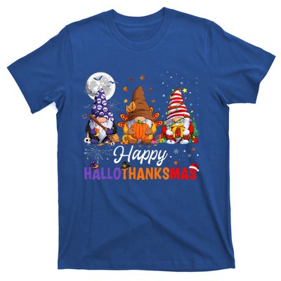 Happy Hallothanksmas Sloth Xmas Thanksgiving Halloween  T-Shirt