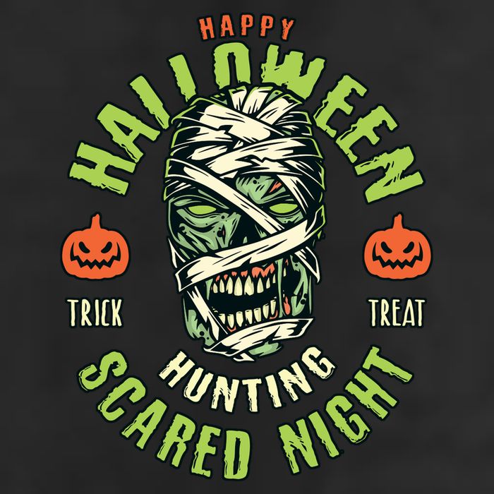 Happy Halloween Scared Night Mummy Adult Drive Performance Visor