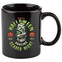 Happy Halloween Scared Night Mummy 11oz C Handle Ceramic Mug