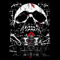 Haunted House Skull Performance Shirt
