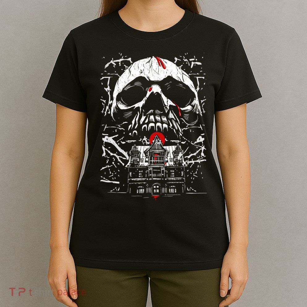 Haunted House Skull T-Shirt