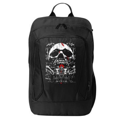 Haunted House Skull City Backpack
