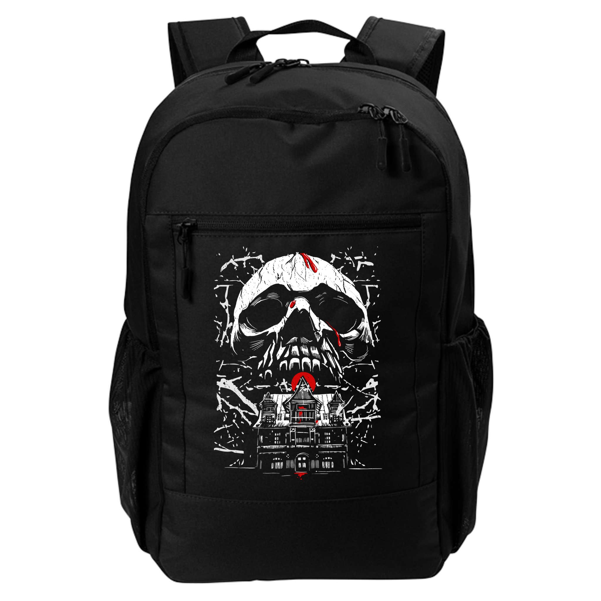 Haunted House Skull Backpack