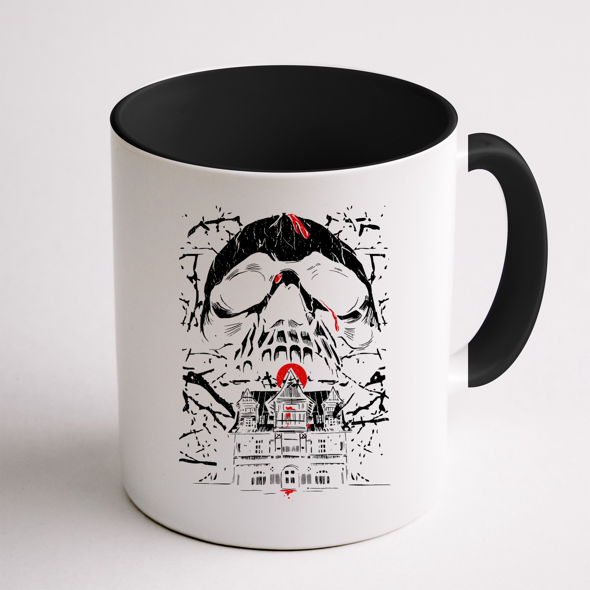 Haunted House Skull Mug