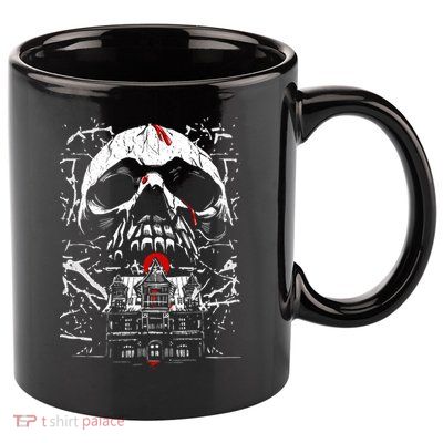 Haunted House Skull 11oz C Handle Ceramic Mug