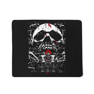 Haunted House Skull Mousepad