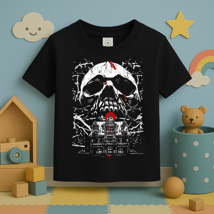 Haunted House Skull Toddler T-Shirt