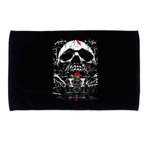 Haunted House Skull Microfiber Hand Towel