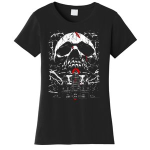 Haunted House Skull Women's T-Shirt