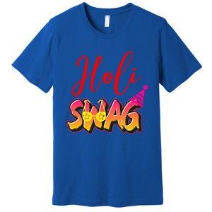 Happy Holi Swag 2021 Festival Of Colors Gift Premium T-Shirt