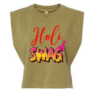 Happy Holi Swag 2021 Festival Of Colors Gift Garment-Dyed Women's Muscle Tee