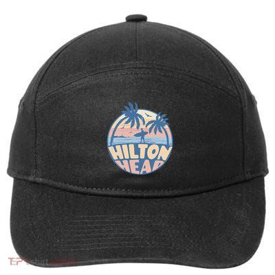 Hilton Head South Carolina Beach Surf Summer Vacation 7-Panel Snapback Hat