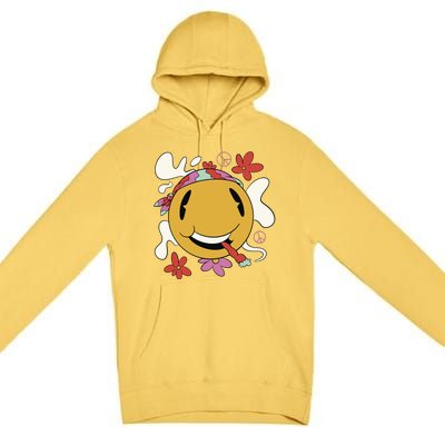 Happy Hippie Smoke Premium Pullover Hoodie