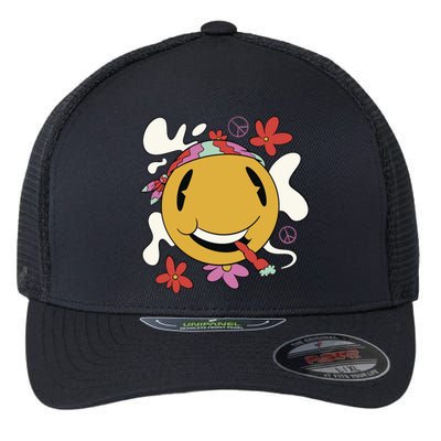 Happy Hippie Smoke Flexfit Unipanel Trucker Cap