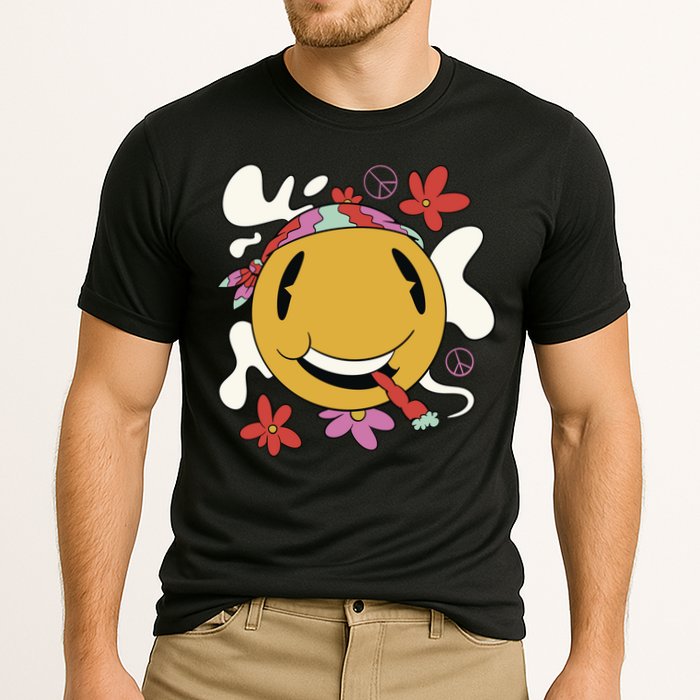 Happy Hippie Smoke Cooling Performance Crew T-Shirt